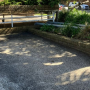 Outdoor lot parking on  