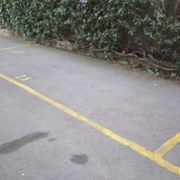 Outdoor lot parking on Outdoor lot parking on