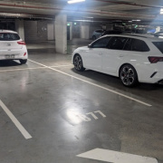 Indoor lot parking on  
