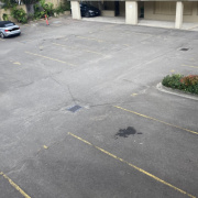 Outdoor lot parking on  