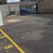 Outdoor lot parking on Outdoor lot parking on