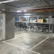 Indoor lot parking on  