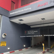 Indoor lot parking on  