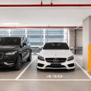 Indoor lot parking on  