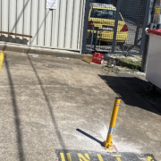 Outdoor lot parking on  