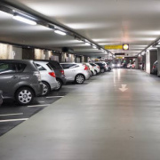 Indoor lot parking on  