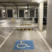 Indoor lot parking on  
