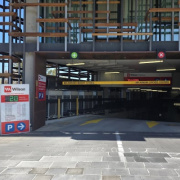 Indoor lot parking on  