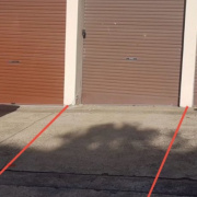 Outdoor lot parking on  
