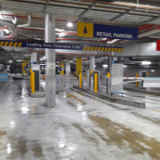 Indoor lot parking on  