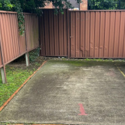 Outdoor lot parking on  