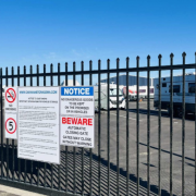 Outdoor lot parking on  