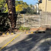 Outdoor lot parking on  