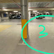 Indoor lot parking on  