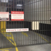 Indoor lot parking on  