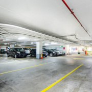 Indoor lot parking on  