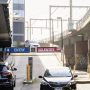 Indoor lot parking on Flinders Street Station in Flinders St.