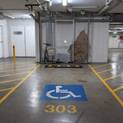 Indoor lot parking on  