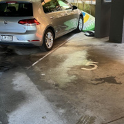 Indoor lot parking on  