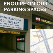 Indoor lot parking on  