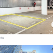 Indoor lot parking on  