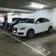 Indoor lot parking on  