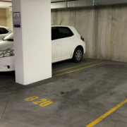Indoor lot parking on  