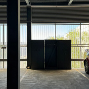 Indoor lot parking on  