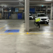 Indoor lot parking on  