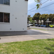 Outdoor lot parking on  