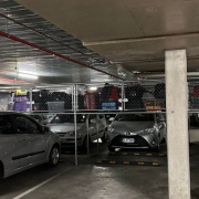 Indoor lot parking on  