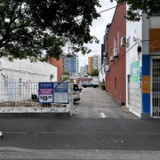 Outdoor lot parking on  