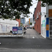 Outdoor lot parking on  