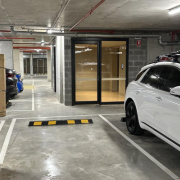 Indoor lot parking on  