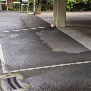 Outdoor lot parking on  