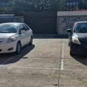Outdoor lot parking on  