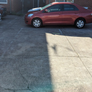 Outdoor lot parking on  