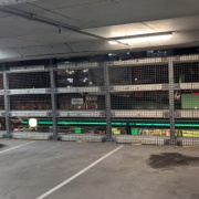 Indoor lot parking on  