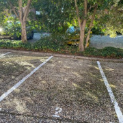 Outdoor lot parking on  