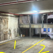 Indoor lot parking on  