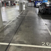 Indoor lot parking on  