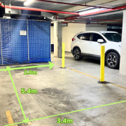 Indoor lot parking on  