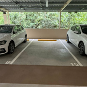 Indoor lot parking on  