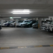 Indoor lot parking on  