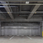 Indoor lot parking on  