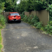 Driveway parking on  