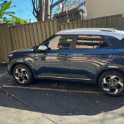 Outdoor lot parking on  