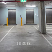 Indoor lot parking on  