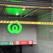 Indoor lot parking on  