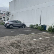 Outdoor lot parking on  